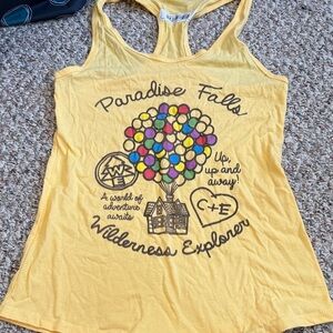 Paradise Falls Yellow Tank Top